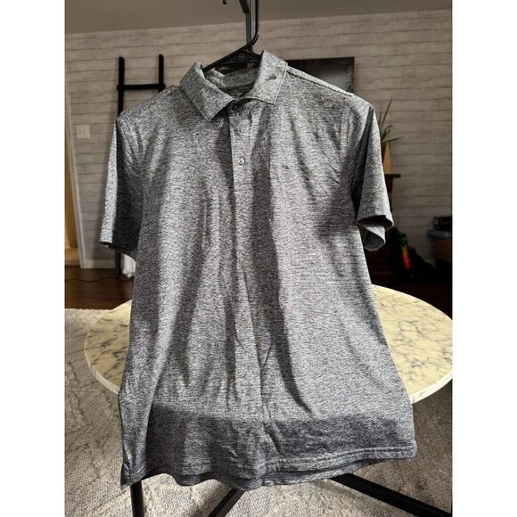 Vineyard Vines Gray St. Jean Stripe Sankaty Performance Polo Mens Size XL - Picture 1 of 6